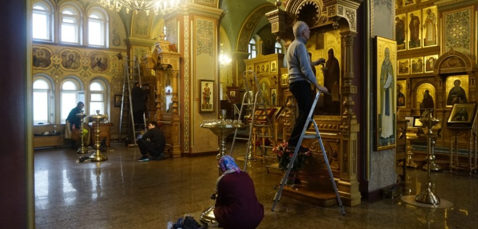 Чистота и порядок в храме — общее дело
